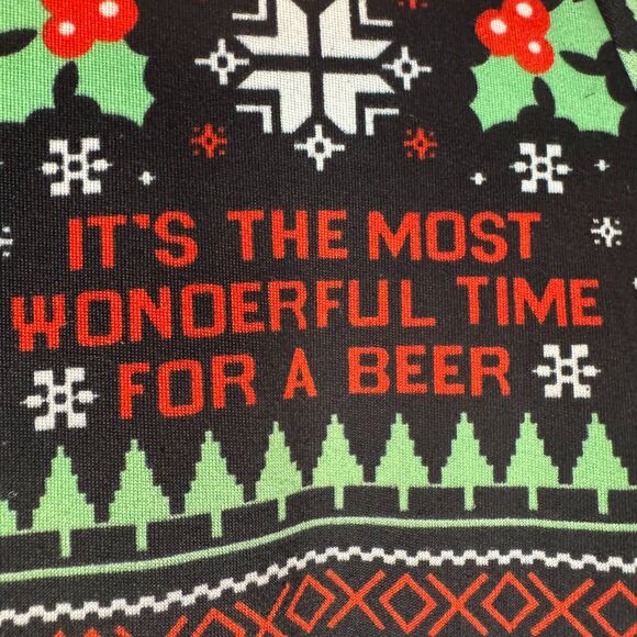 Budweiser men's size XL one piece clydesdales beer holiday Christmas pajamas pjs - Picture 7 of 12